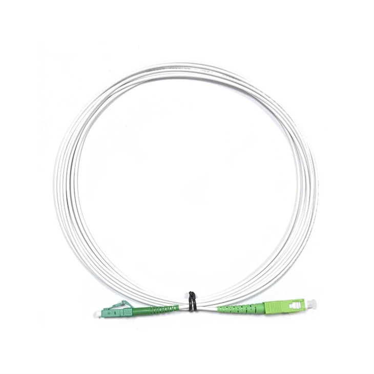 Θωρακισμένο Simplex Fiber Patch Cord LC/APC To SC/APC for Rack{{0}to-Cack Connection, 5m