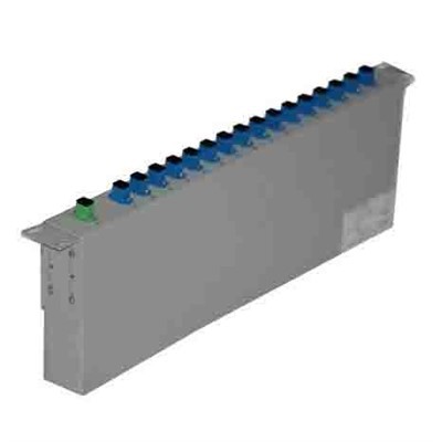 1x16 PLC Fiber Splitter 1U 19 Standard Rack Mount, SC/APC